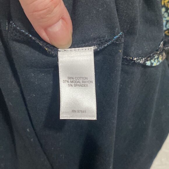 J Jill Floral Modal Blend Colorful Boho Dress Size Small - Picture 6 of 8